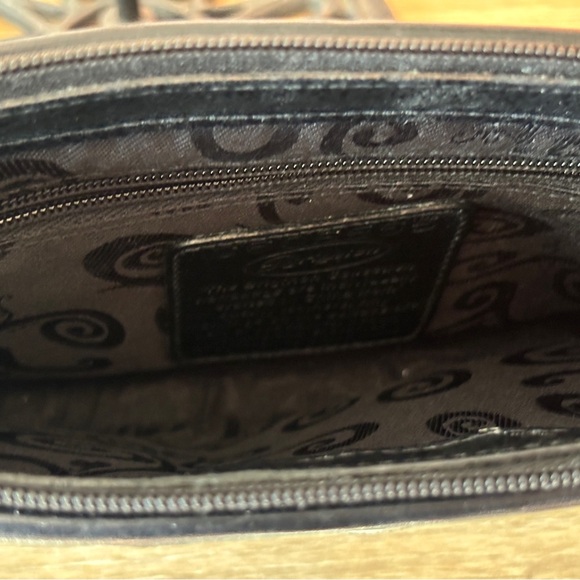 Brighton black signature heart pattern shoulder bag - Picture 6 of 6